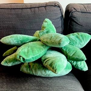 Succulent shaped couch pillow